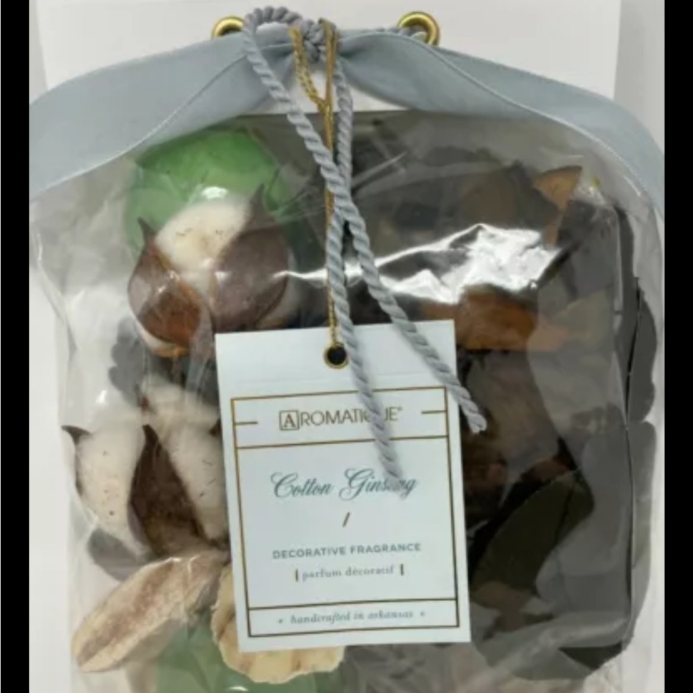 Aromatique Cotton Ginseng Potpourri Decorative Fragrance 8.5oz Bag New & Fresh